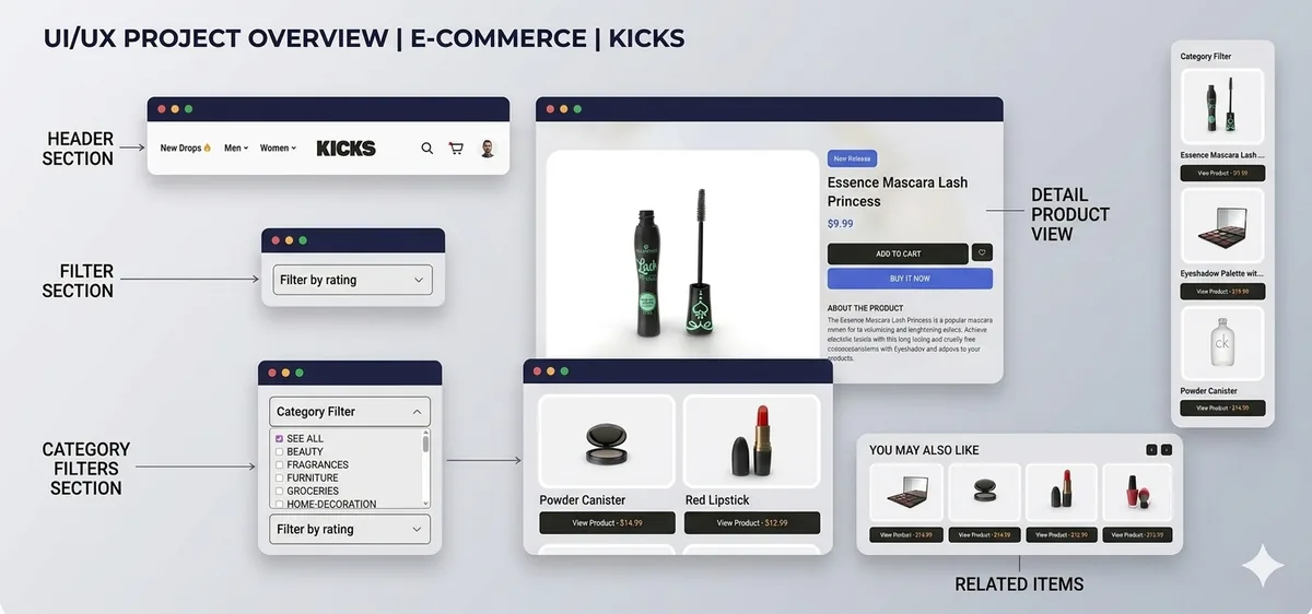 Kicks E-Commerce Frontend